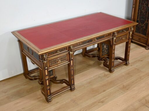 Italian Renaissance Study and Desk - Desk Side Profile - Styylish