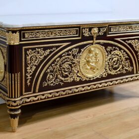 Early 20th Century Marie-Antoinette Mahogany Chest of Drawers, after G.Benneman and J.Stöckel