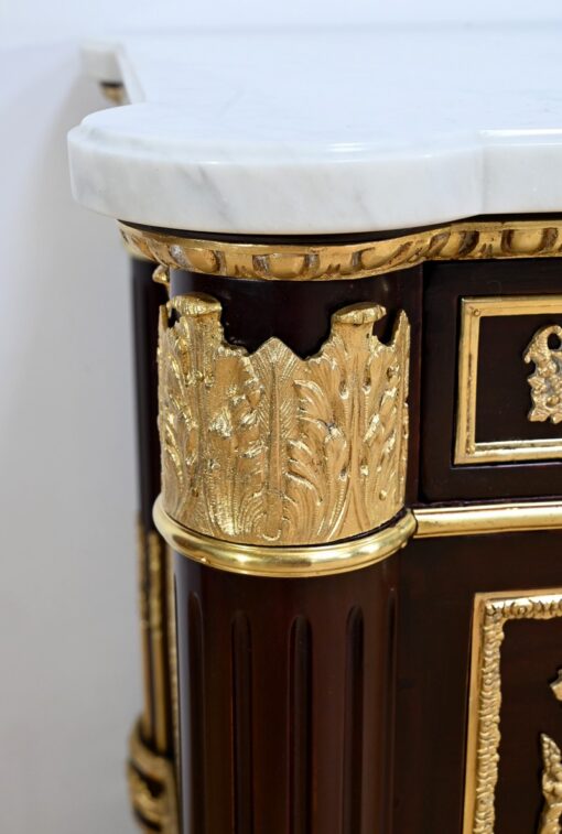 Marie-Antoinette Chest of Drawers - Column Detail - Styylish