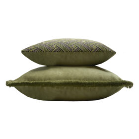 Rock Green Cushion, Made In Italy