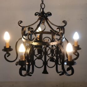 Italian Iron Chandelier