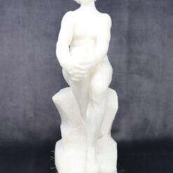 White Marble Sculpture - Front - Styylish