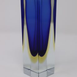 Blue Vase Murano Glass Flavio Poli - Side View - Styylish