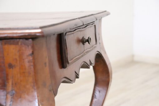 Antique Center Table - Drawer Side Detail - Styylish