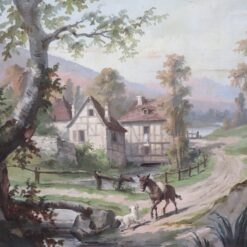 Country Landscape Oil Paintings - Painting of Country Detail - Styylish