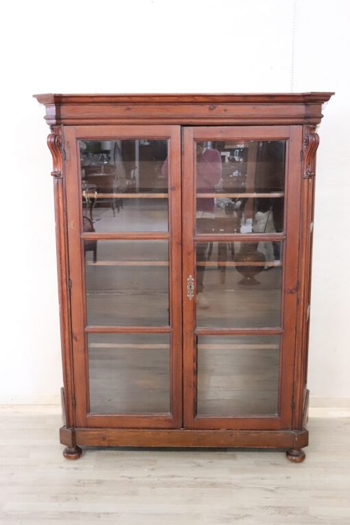 Italian Antique Bookcase - Front - Styylish