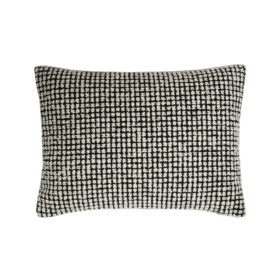 Cortina Collection Bouclé Cushion Black And White