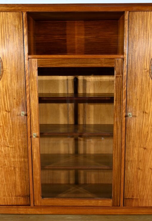 Small Blond Mahogany Bookcase - Middle Compartment - Styylish