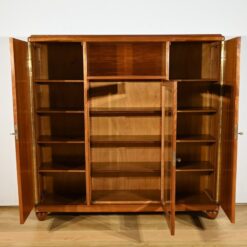 Small Blond Mahogany Bookcase - Inside Profile - Styylish