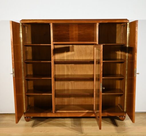 Small Blond Mahogany Bookcase - Inside Profile - Styylish