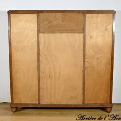 Small Blond Mahogany Bookcase - Back - Styylish