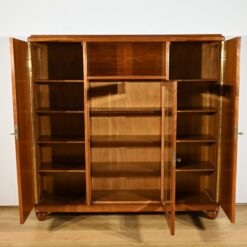 Small Blond Mahogany Bookcase - Interior - Styylish