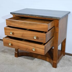 Small Chest of Drawers Chiffonnière of Property in Walnut, Directoire Period – Early 19th Century