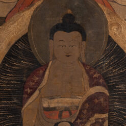 Tibetan Thangka Buddha - Face Detail - Styylish