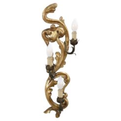 Gilded Wood Wall Sconce- Styylish