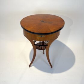 Biedermeier Sewing Table, Cherry Wood, South Germany circa 1820