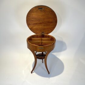 Biedermeier Sewing Table, Cherry Wood, South Germany circa 1820