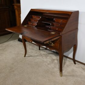 Small Mahogany Sloping Desk, Louis XV Period – 18th Century