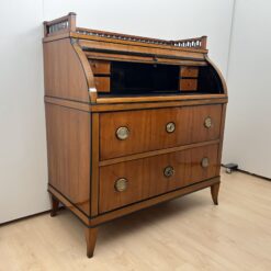 Biedermeier Roll-Top Desk - Side Detail - Styylish