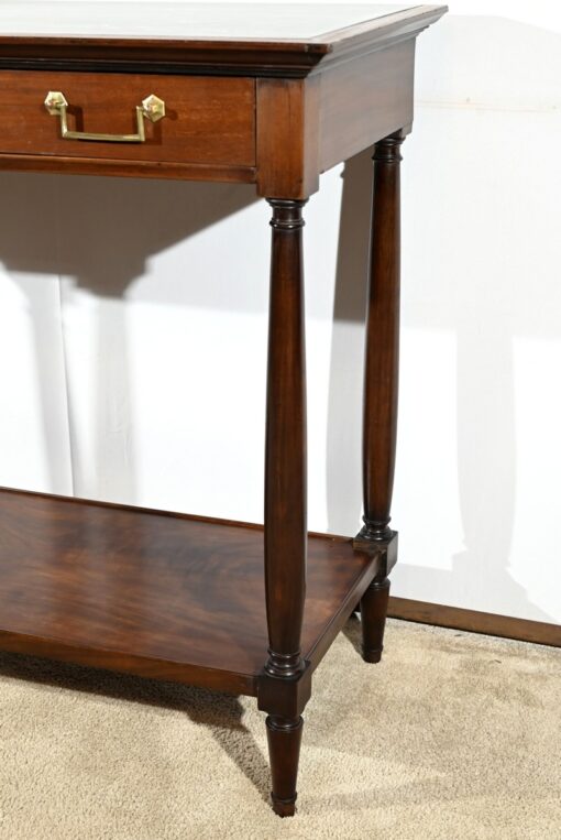 Mahogany Console Louis XVI - Side Columns - Styylish