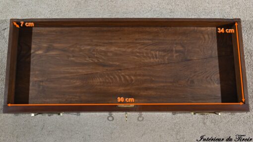 Mahogany Console Louis XVI - Drawer Dimensions - Styylish