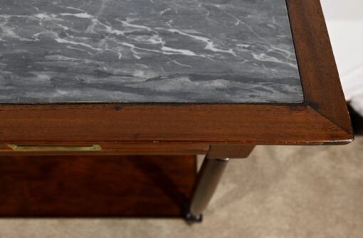 Mahogany Console Louis XVI - Marble Top with Edge - Styylish