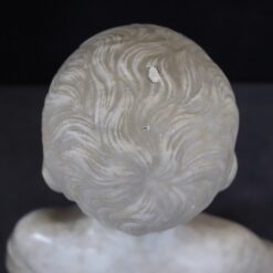 Sculpture in White Marble - Hair Detail - Styylish