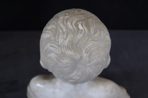 Sculpture in White Marble - Hair Detail - Styylish