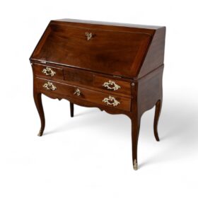 Small Mahogany Sloping Desk, Louis XV Period – 18th Century