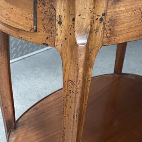 French Oval Side Table, Directoire Period 1800