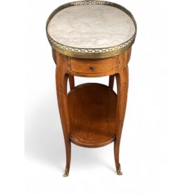 French Oval Side Table, Directoire Period 1800