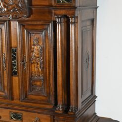 Two-Body Buffet Solid Walnut - Side Columns - Styylish