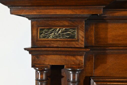 Two-Body Buffet Solid Walnut - Top Side Columns - Styylish