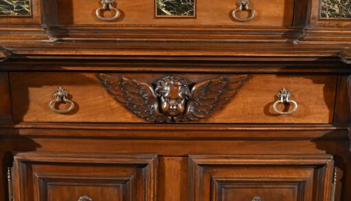 Two-Body Buffet Solid Walnut - Angel Detail - Styylish