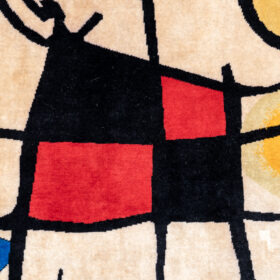 Hand-Woven Tapestry Inspired by Joan Miró, 2023