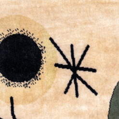 Hand-Woven Tapestry Miró - Figure and Shape Detail - Styylish