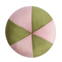 Velvet ball cushion- view from above- Styylish