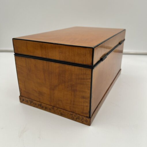 Biedermeier Box Birch Brass - Left and Back Side - Styylish