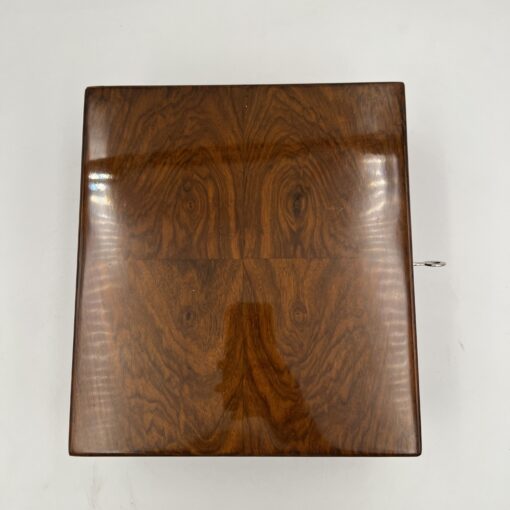 Biedermeier Box Walnut Horn - Wood Grain Top - Styylish