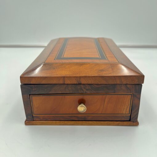 Biedermeier Jewelry Box Walnut - Drawer - Styylish