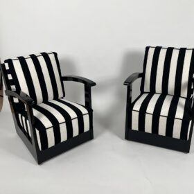 Pair of Art Deco Armchairs, Netherlands circa 1925