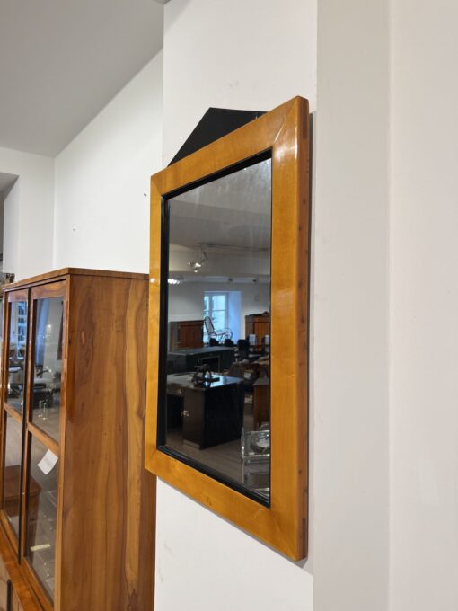 Biedermeier Wall Mirror Maple - On Wall - Styylish