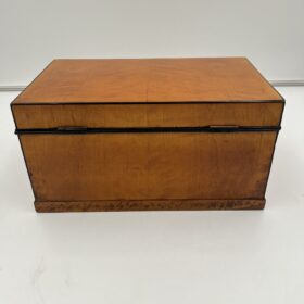 Biedermeier Box, Birch, Brass, South Germany circa 1830