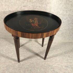 Pair of 19th Century Tray Tables with Lacquer Trays