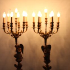 Antique Candelabras Bronze - Lights On - Styylish