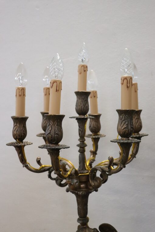 Antique Candelabras Bronze - Candle Detail Left - Styylish