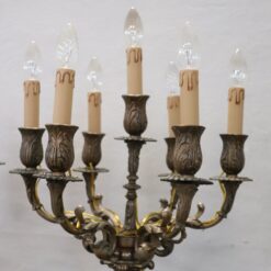 Antique Candelabras Bronze - Candle Detail Right - Styylish