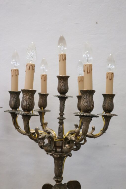 Antique Candelabras Bronze - Candle Detail Right - Styylish