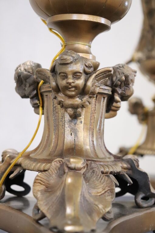 Antique Candelabras Bronze - Cherub Detail Right - Styylish