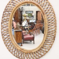 Franco Albini Mirror Bamboo - On Wall - Styylish